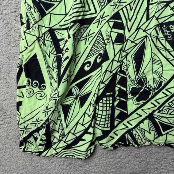 Julep Green Polynesian Print Shirt - Picture 14 of 14